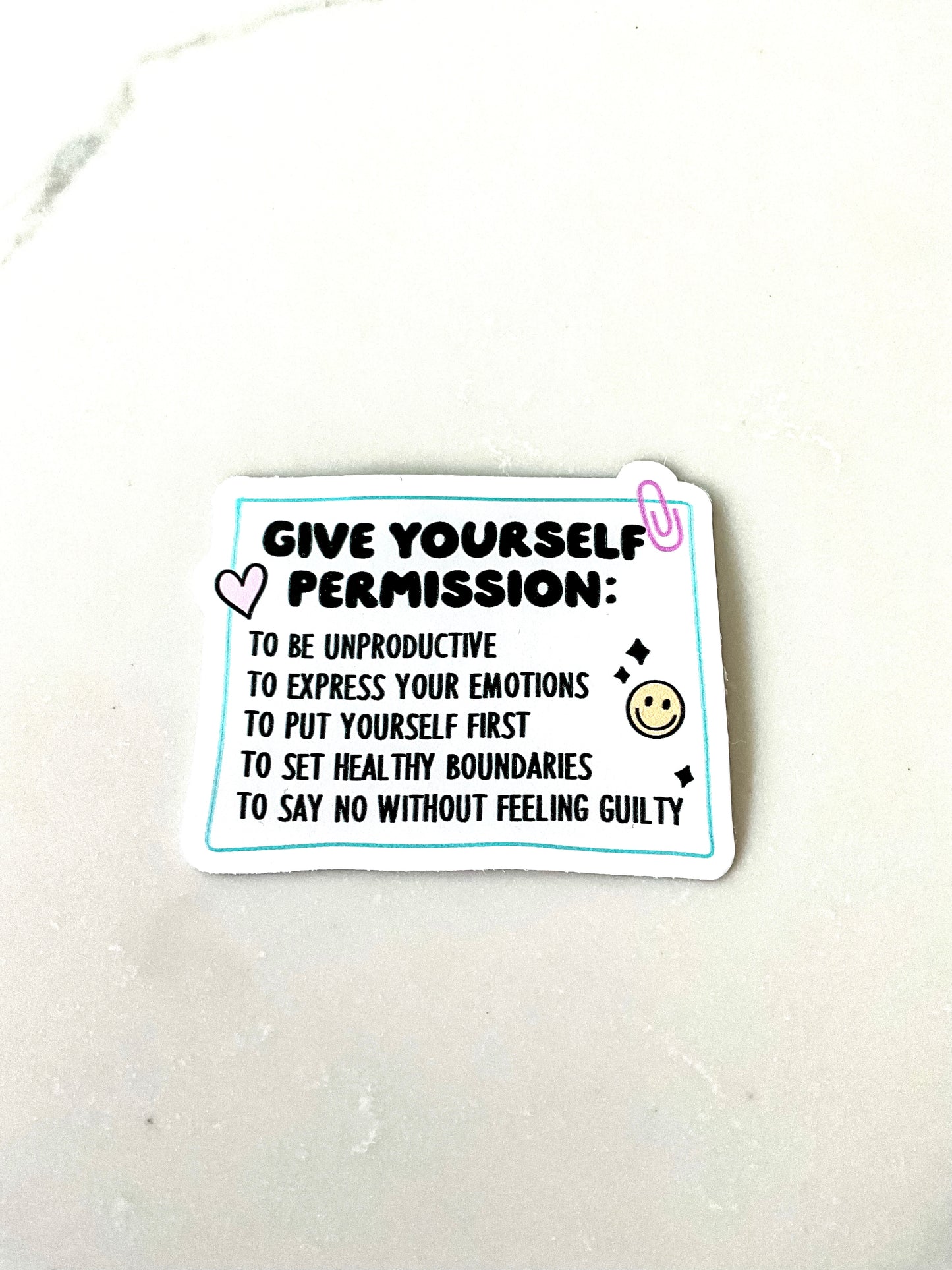 Give yourself permission