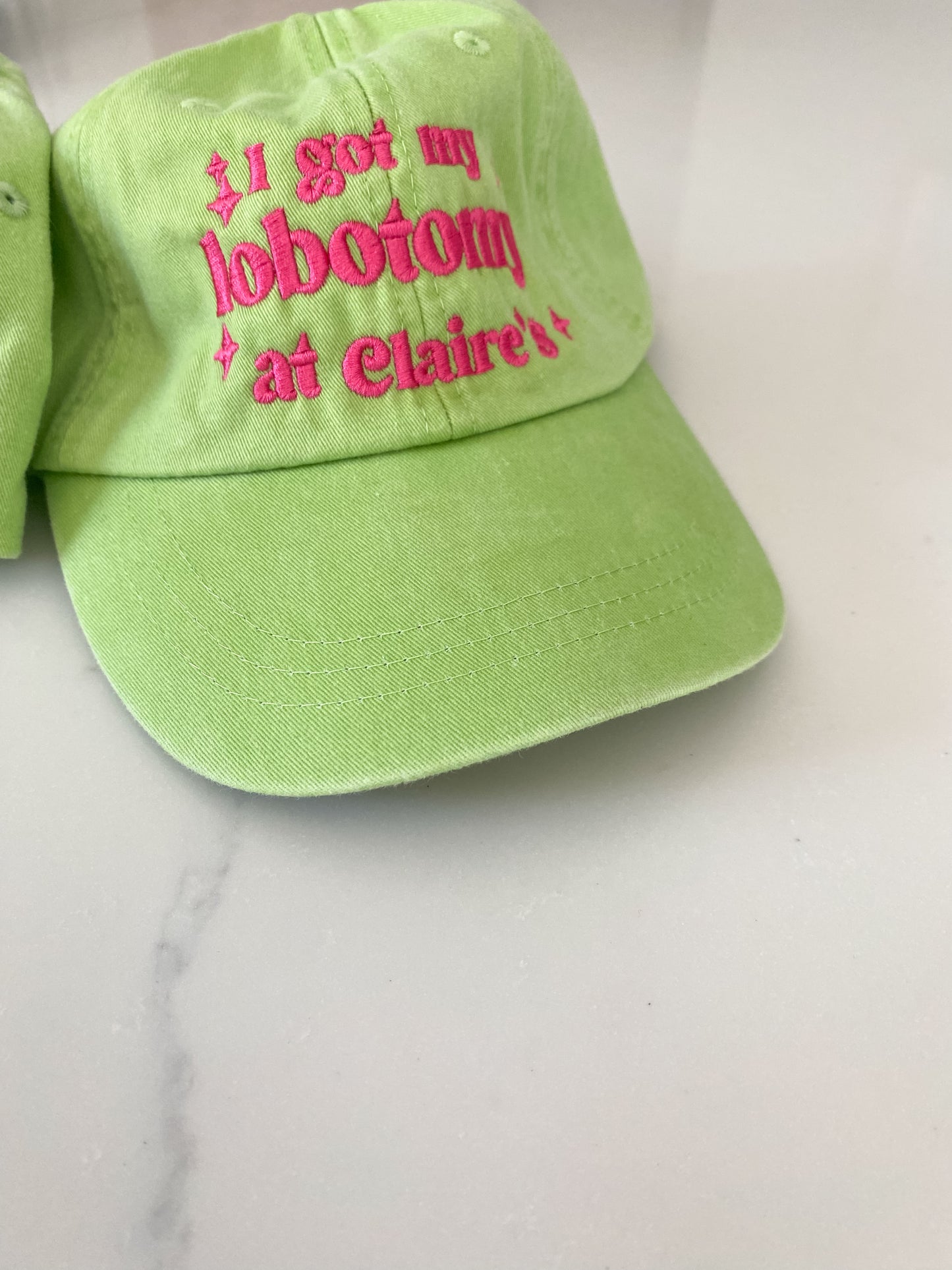 I got my lobotomy at Claire’s