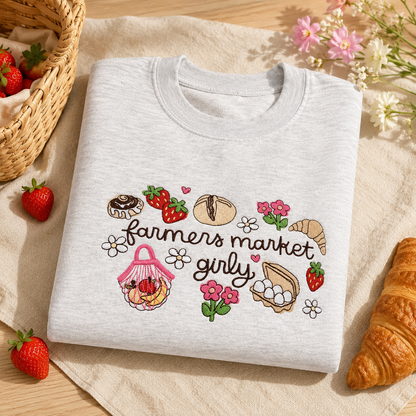Farmer's Market Girly Crewneck