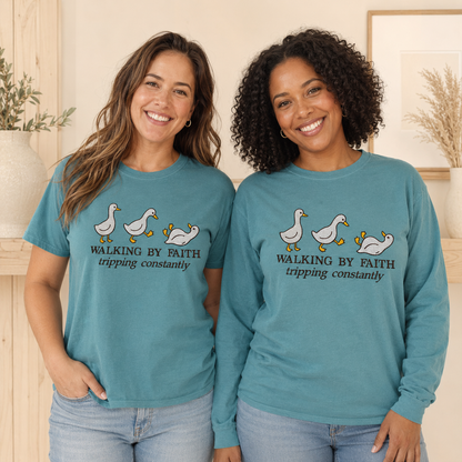 Walking by Faith T- Shirt