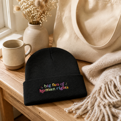 Big Fan of Human Rights Beanie