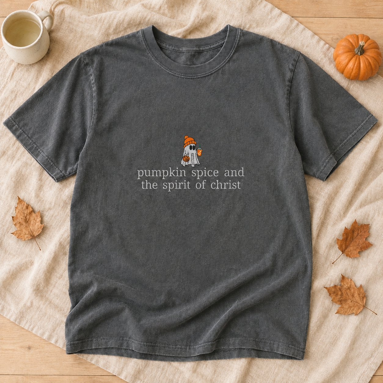 Pumpkin Spice Spirit of Christ T-Shirt