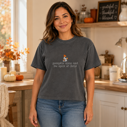 Pumpkin Spice Spirit of Christ T-Shirt