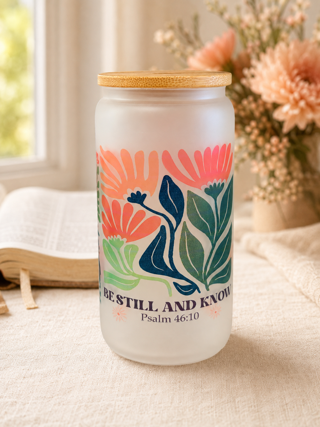 God is Good Glass Can